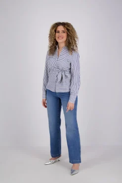 Jeans Liv Wide Leg Blauw