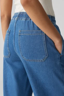 Jeans Miva palazzo french Blauw