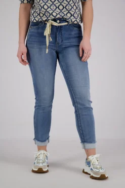 Jeans Turn-up Blauw