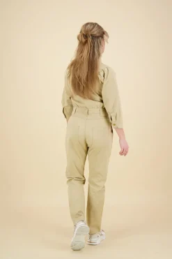 Jumpsuit Gathering Beige