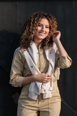 Jumpsuit Gathering Beige