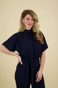Jumpsuit Girl Donkerblauw