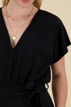 Jumpsuit Ju V Zwart