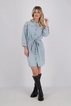 Jurk denim Blauw