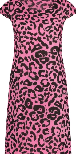 Jurk Fien Leopard Roze