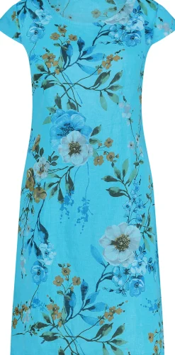 Jurk Fien Romantic Flower Blauw