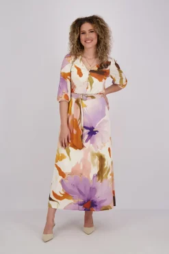 Jurk met Design Roze