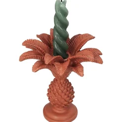 Kandelaar Stick Palm Tree  Rood