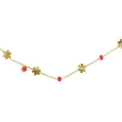 Ketting Bloem Rood