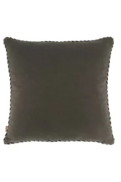 Kussen velvet colibir borduur 45x45cm zand Bruin