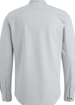 Longsleeve Dobby Blauw