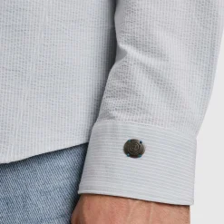 Longsleeve Dobby Blauw