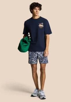 men mike swim shorts starfish Blauw