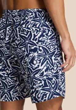 men mike swim shorts starfish Blauw