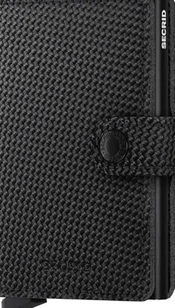 Miniwallet Carbon Zwart