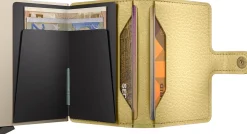 Miniwallet Pebble Butter Yellow Geel