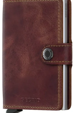 Miniwallet Vintage Bruin
