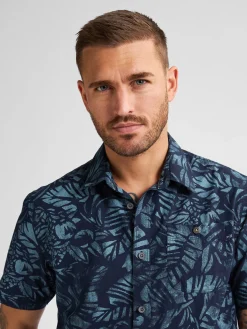 Overhemd AOP Blauw
