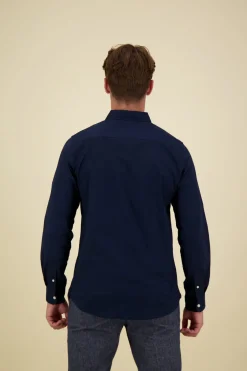 Overhemd Core Poplin Blauw
