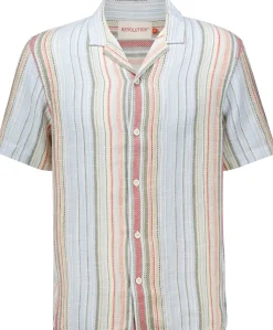 Overhemd Cuban Blauw