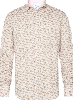 Overhemd Fish Beige