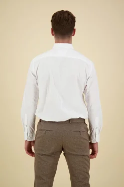 Overhemd Flex Poplin Wit