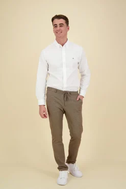 Overhemd Flex Poplin Wit