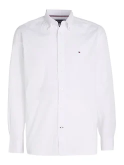 Overhemd Flex Poplin Wit