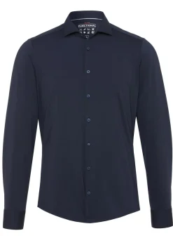 Overhemd Functional Donkerblauw