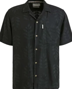 Overhemd Jacquard Blauw