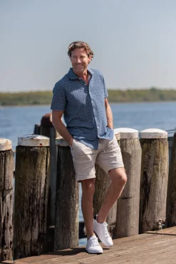 Overhemd Jake Blauw