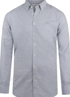 Overhemd Oxford Big Stripe Blauw