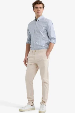 Overhemd Oxford Big Stripe Blauw