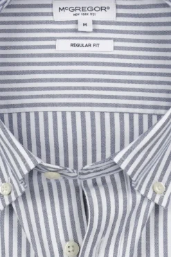 Overhemd Oxford Big Stripe Blauw