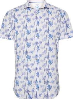Overhemd Palmtrees Wit