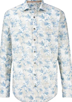 Overhemd Print Beige