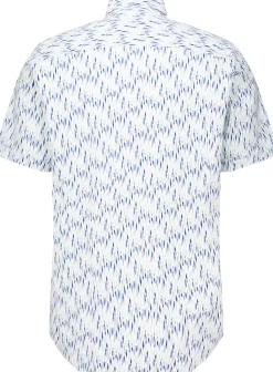 Overhemd Print Popli Blauw