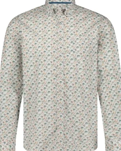 Overhemd Print Wit