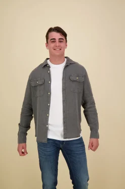 Overhemd Samson Casual Grijs