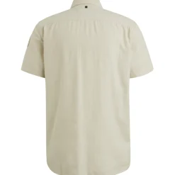 Overhemd Slub Beige