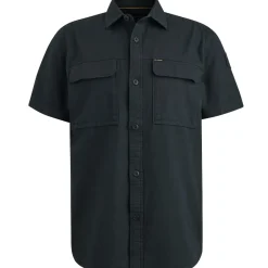 Overhemd Slub Blauw