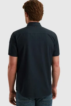 Overhemd Slub Blauw