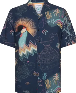 Overhemd Sunset Sahara Blauw
