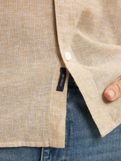 Overhemd Uni Beige