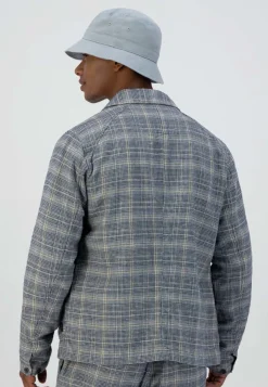 Overshirt Fancy Check Grijs