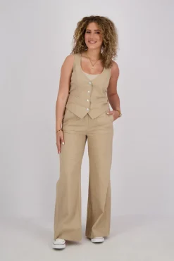 Pantalon Celeste Beige