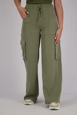 Pantalon Ella Cargo Groen