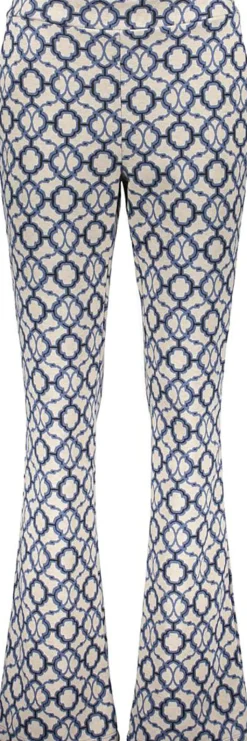 Pantalon Jaqcuard Wit