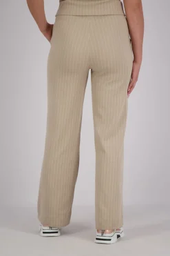 Pantalon Krijtstreep Beige