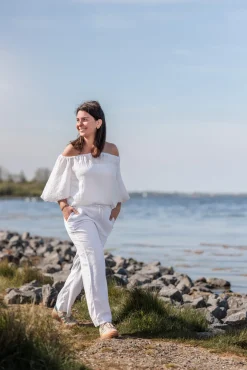 Pantalon Lava-ankle Wit